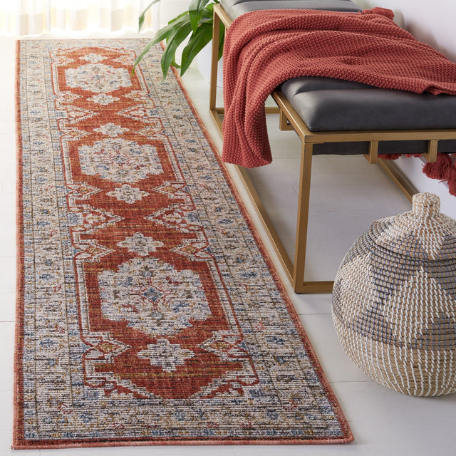 Safavieh Sierra Sra412A Ivory/Rust Rug.