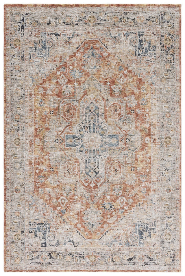 Safavieh Silverado Svd110P Rust/Blue Rug.