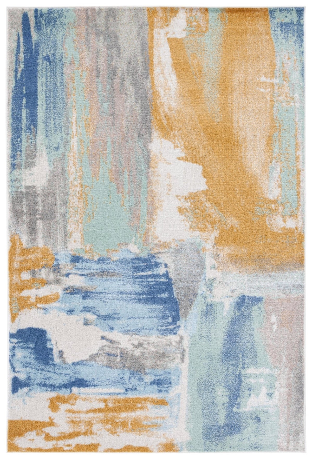 Safavieh Skyler Sky510D Gold/Blue Green Rug.