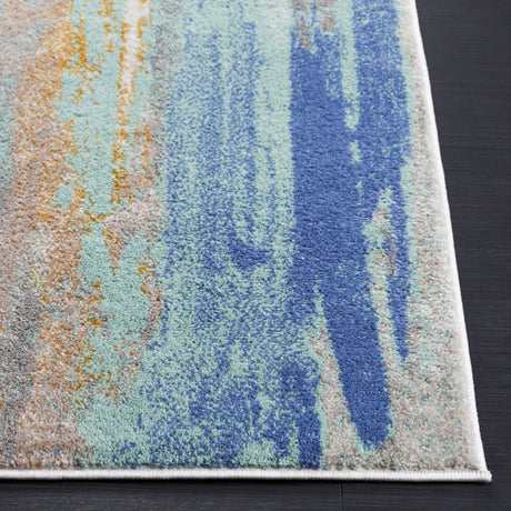 Safavieh Skyler Sky510D Gold/Blue Green Rug.