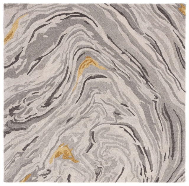 Safavieh Soho Soh675F Grey/Gold Rug.