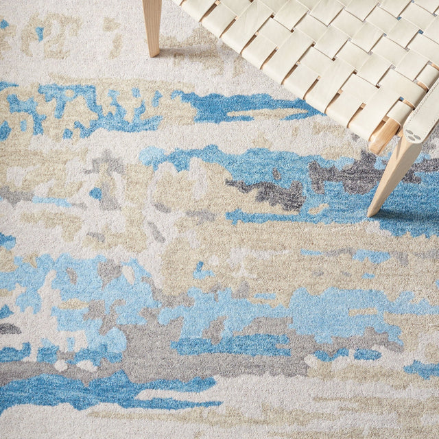 Safavieh Soho Soh677B Beige/Blue Rug.