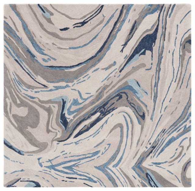 Safavieh Soho Soh679F Grey/Blue Rug.
