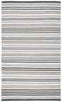 Safavieh Striped Kilim Stk102Z Black/Ivory Rug.