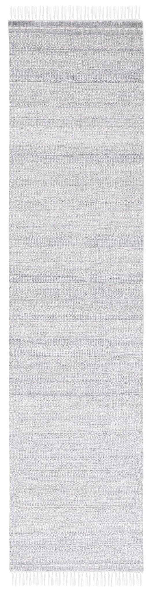 Safavieh Striped Kilim Stk104F Grey/Ivory Rug.
