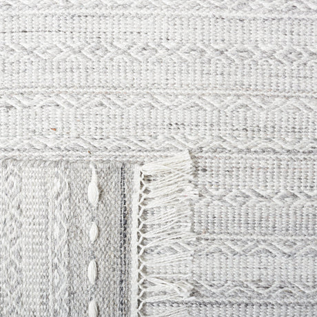 Safavieh Striped Kilim Stk104F Grey/Ivory Rug.