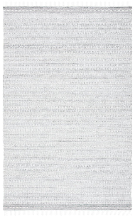 Safavieh Striped Kilim Stk104F Grey/Ivory Rug.