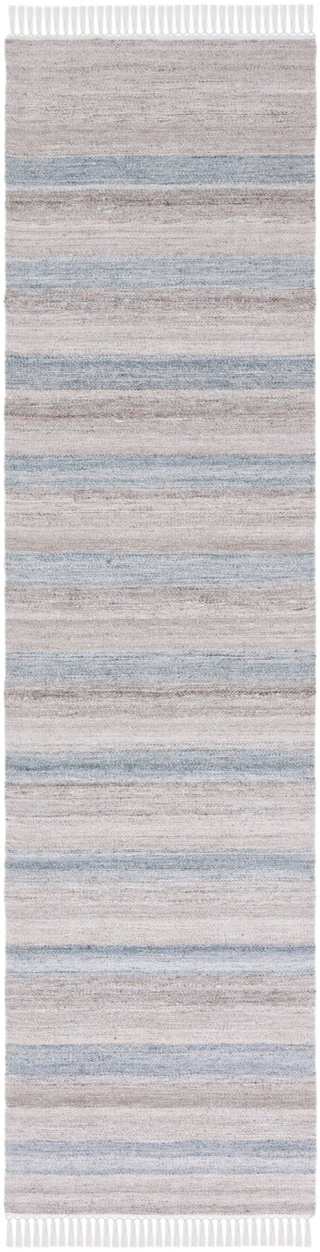 Safavieh Striped Kilim Stk107F Grey/Beige Rug.