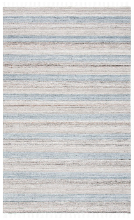 Safavieh Striped Kilim Stk107F Grey/Beige Rug.