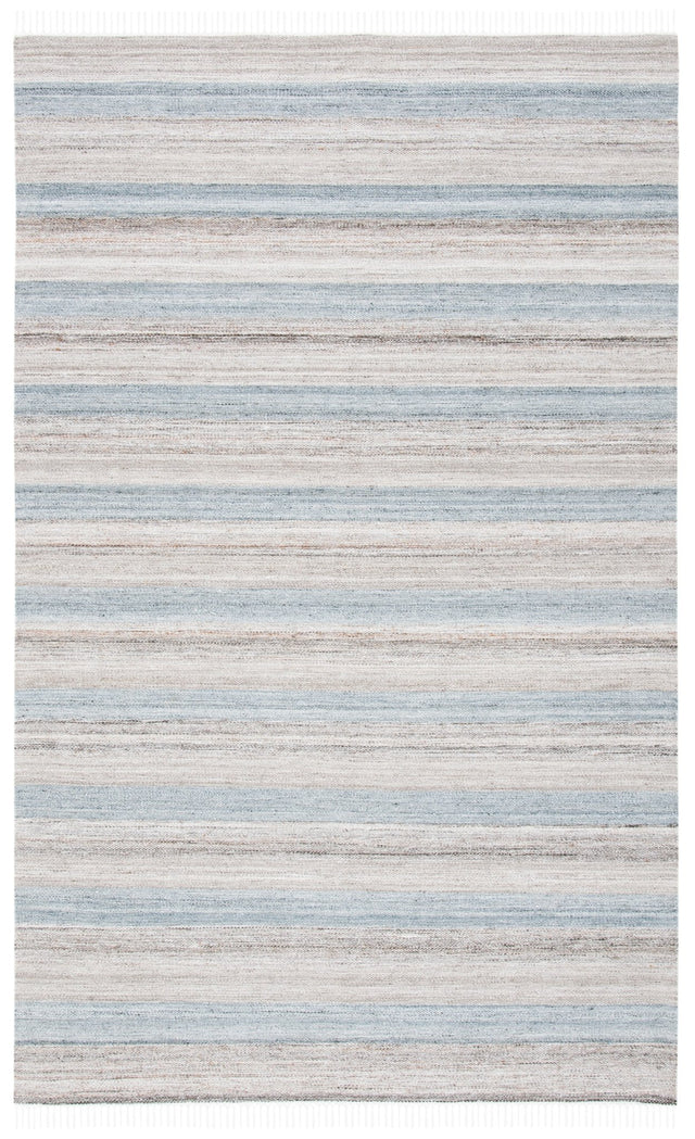Safavieh Striped Kilim Stk107F Grey/Beige Rug.