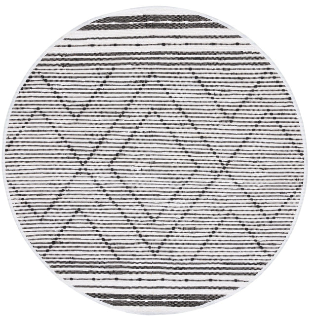 Safavieh Striped Kilim Stk200Z Black/Ivory Rug.