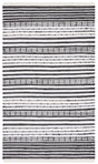 Safavieh Striped Kilim Stk205Z Black/Ivory Rug.