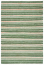 Safavieh Striped Kilim Stk312Y Green/Natural Rug.