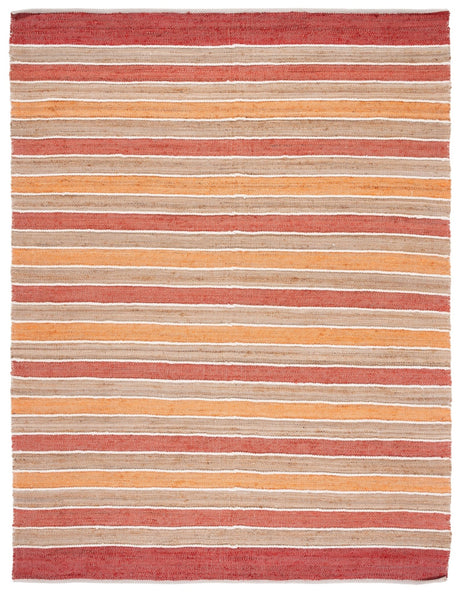 Safavieh Striped Kilim Stk316P Rust/Red Rug.