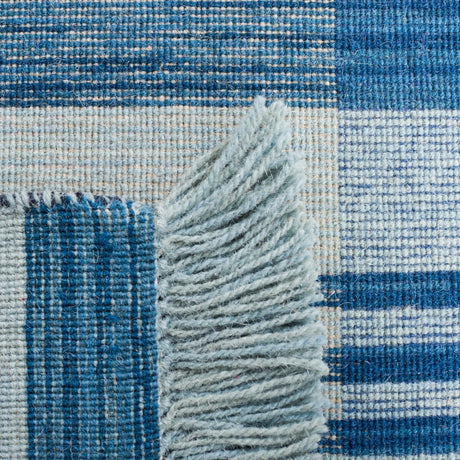 Safavieh Striped Kilim Stk708P Orange/Blue Rug.