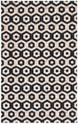 Safavieh Studio Leather Stl234Z Black/Beige Rug.