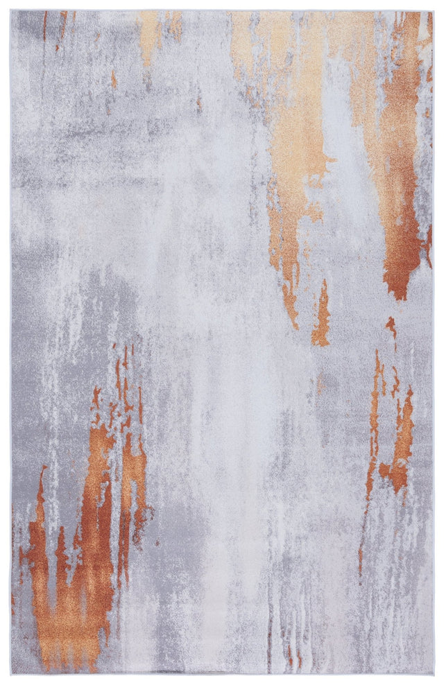 Safavieh Tacoma Tac801P Grey/Rust Rug.