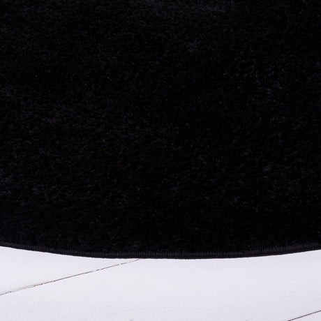 Safavieh Tahoe Shag Tho670Z Black Rug.