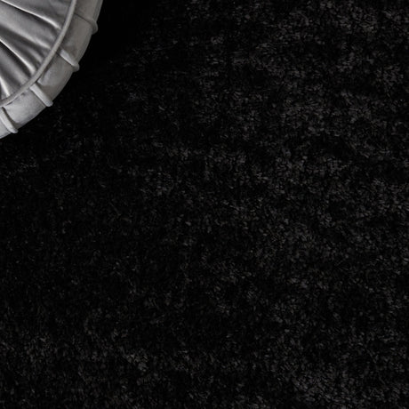 Safavieh Tahoe Shag Tho670Z Black Rug.