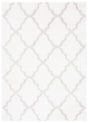 Safavieh Tahoe Shag Tho675A White/Silver Rug.