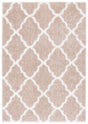 Safavieh Tahoe Shag Tho675B Beige/White Rug.