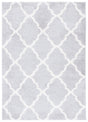 Safavieh Tahoe Shag Tho675H Light Grey/White Rug.