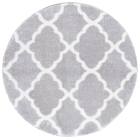 Safavieh Tahoe Shag Tho675H Light Grey/White Rug.