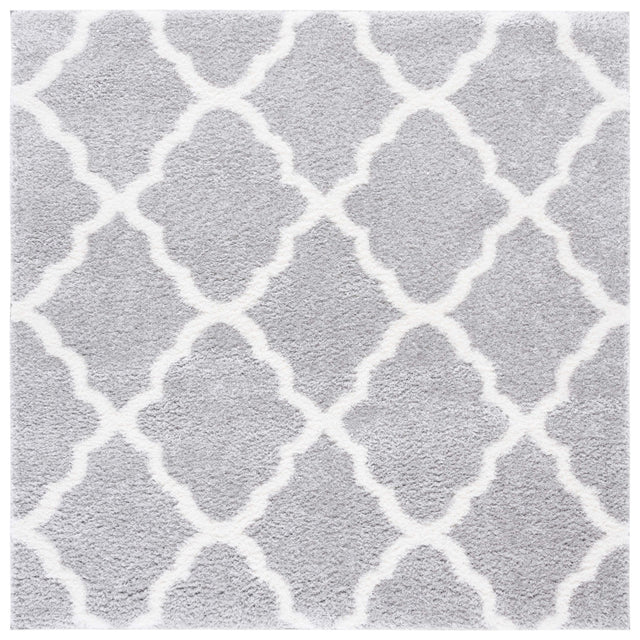 Safavieh Tahoe Shag Tho675H Light Grey/White Rug.