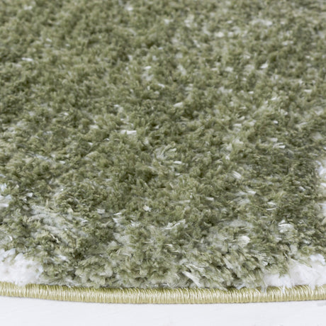 Safavieh Tahoe Shag Tho675W Sage/White Rug.