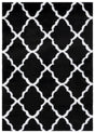 Safavieh Tahoe Shag Tho675Z Black/White Rug.
