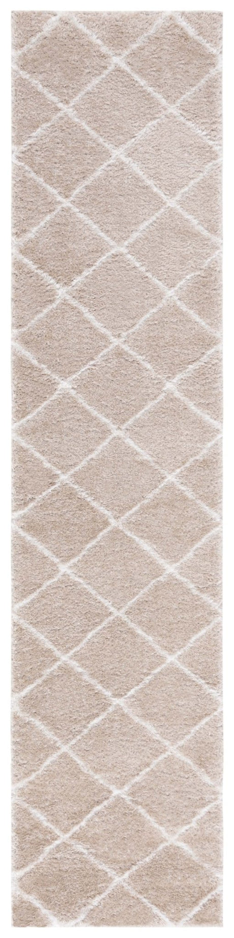 Safavieh Tahoe Shag Tho676B Beige/White Rug.