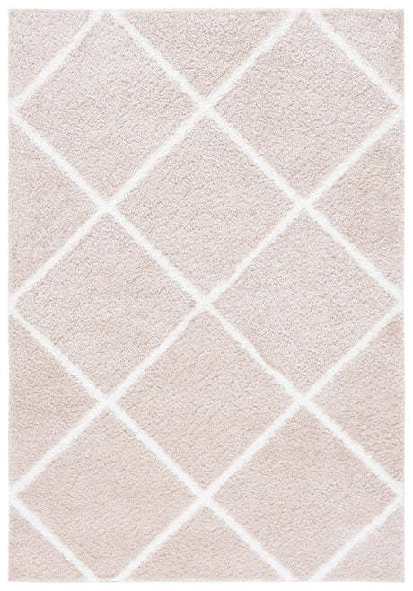 Safavieh Tahoe Shag Tho676B Beige/White Rug.