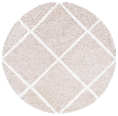 Safavieh Tahoe Shag Tho676B Beige/White Rug.