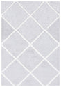 Safavieh Tahoe Shag Tho676F Light Grey/White Rug.