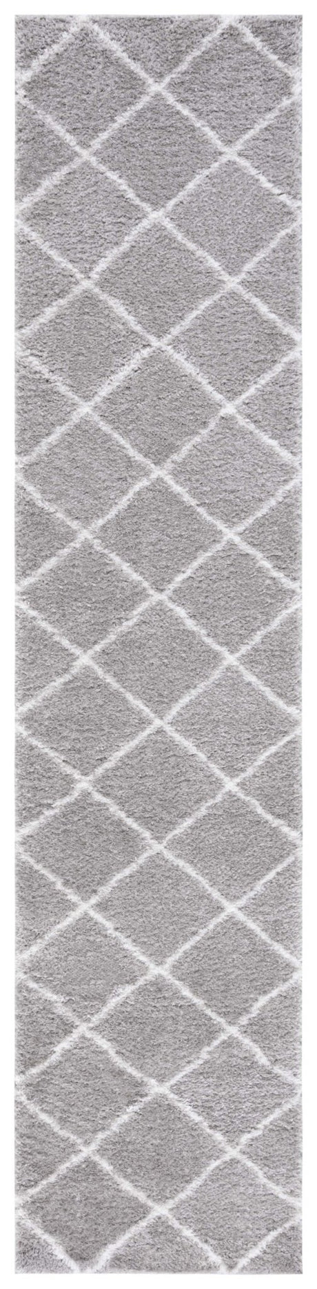Safavieh Tahoe Shag Tho676G Grey/White Rug.