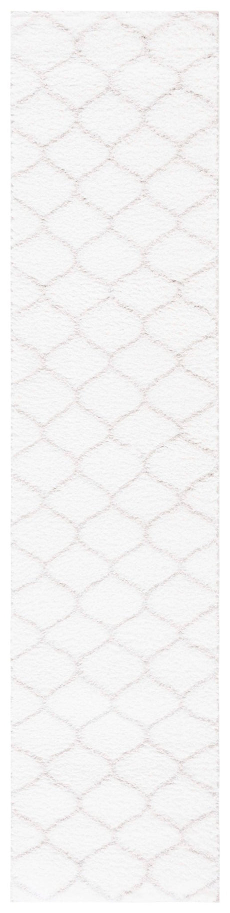 Safavieh Tahoe Shag Tho677A White/Silver Rug.