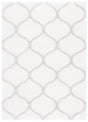 Safavieh Tahoe Shag Tho677A White/Silver Rug.