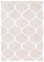 Safavieh Tahoe Shag Tho677B Beige/White Rug.
