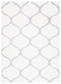 Safavieh Tahoe Shag Tho677C White/Grey Rug.