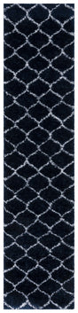 Safavieh Tahoe Shag Tho677N Navy/White Rug.
