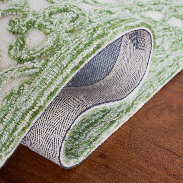 Safavieh Trace Trc103Y Ivory/Green Rug.