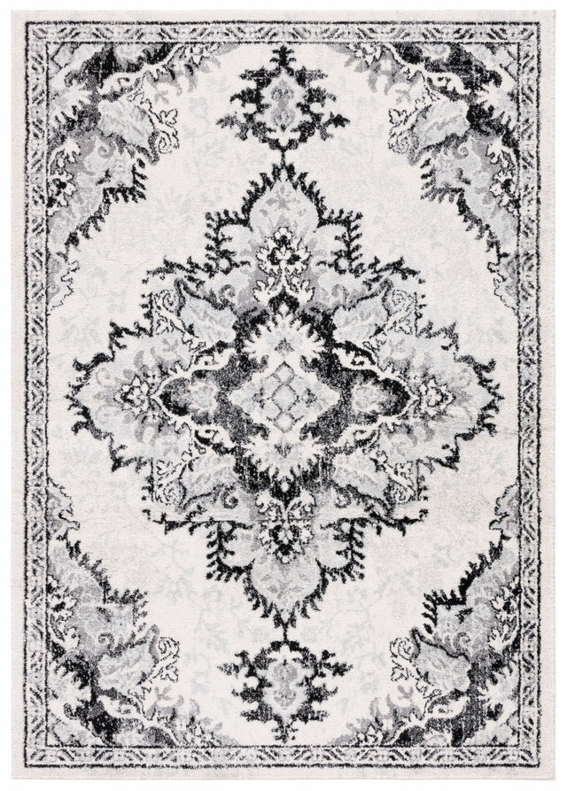 Safavieh Tulum Tul278A Ivory/Black Rug.