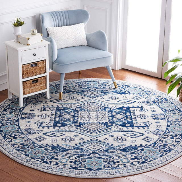 Safavieh Tulum Tul285B Ivory/Blue Rug.
