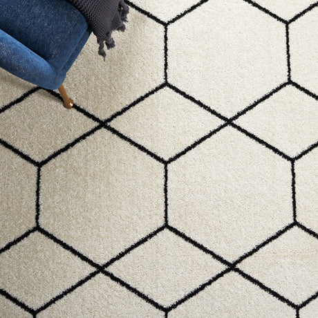 Safavieh Tulum Tul608A Ivory/Black Rug.