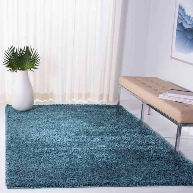 Safavieh Venus Shag Vns520M Blue Rug.