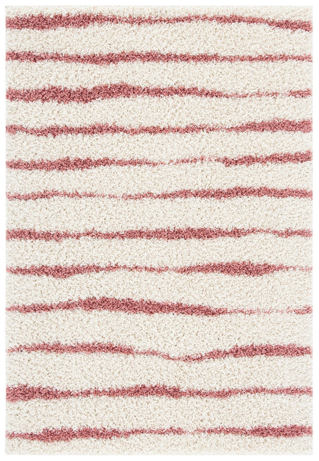Safavieh Venus Shag Vns603V Ivory/Pink Rug.