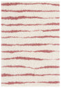 Safavieh Venus Shag Vns603V Ivory/Pink Rug.