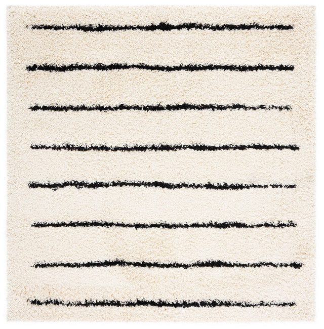 Safavieh Venus Shag Vns604A Ivory/Black Rug.