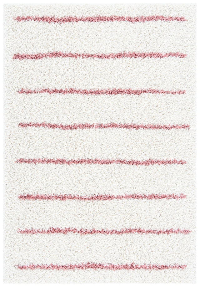 Safavieh Venus Shag Vns604V Ivory/Pink Rug.