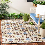 Safavieh Veranda Ver080 Cream/Aqua Rug.